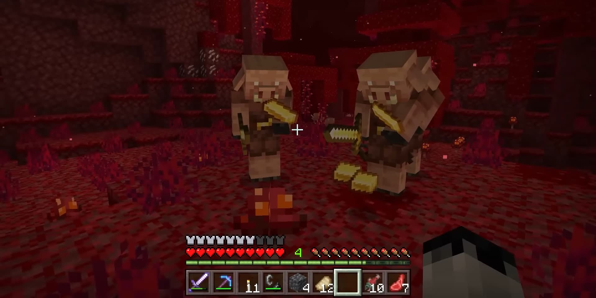 Handel mit Piglins in Minecraft